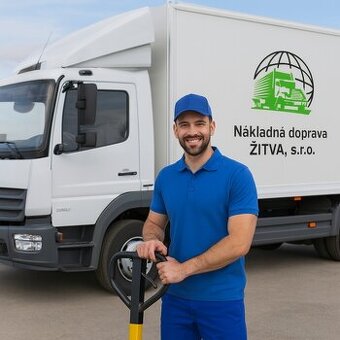 Vodič / kuriér nákladného auta s vodičákom C