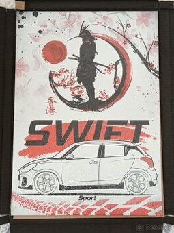 Suzuki swift Displate kovový poster - 1