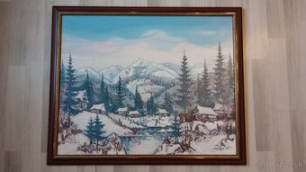 Obraz  olejomaľba od Gejza Tressa , Tatry