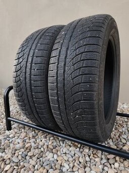 2x 215/55R17 zimné pneu Nokian