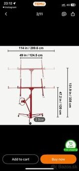 Prenajmem zdvihak na sadrokarton - 1
