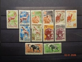 Poštové známky - ŠPANIEĽSKÝ TANGER 