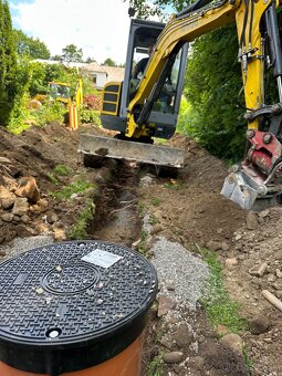 Minibager bager traktorbager zemné prace