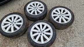 Audi hlíníkové disky + zimné pneumatiky Michelin Pilot Alpin