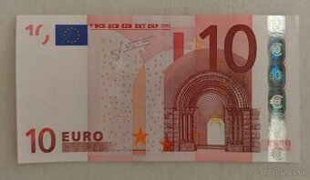 10 euro bankovka 2002 M