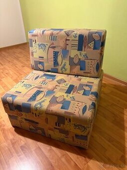 Rozkladacie kreslo vintage