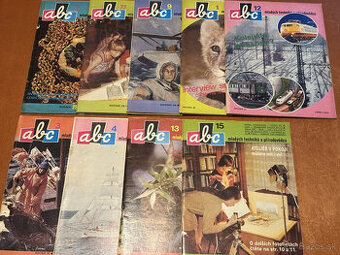 Časopisy ABC a papierové modely, vystrihovačky