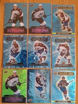 Hokejové karty,kartičky Colorado Avalanche dazzlers