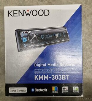Autorádio Kenwood KMM-303BT – Bluetooth, Handsfree, USB