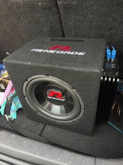 Subwoofer do auta Renegade RX1000 25cm basreflex+ zosik