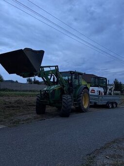 Zemné vykopové práce minibagrom bobcat E17
