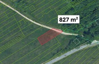 Lakšárska Nová Ves – 827 m2 pozemok na MD/karavan