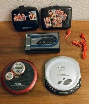 Prenosný CD prehrávač, walkman