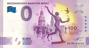 0 € / 0 euro souvenir bankovky 2023