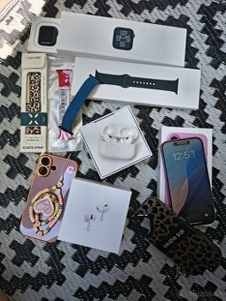 Predám iphone 16 128gb Pink / Apple watch/ airpod pro 2 - 1