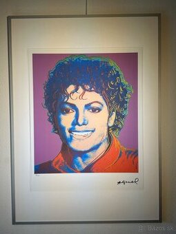 Andy Warhol "Michael Jackson" Limitovaná edícia_Certifikát