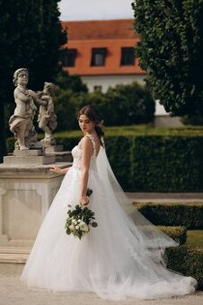 Predám svoje svadobné šaty + darujem úplne nový závoj zdarma