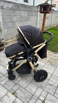 PETITE&MARS Kočík kombinovaný 3v1 Grand II Golden Ebony