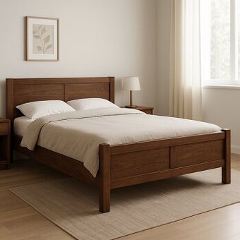 🪵 Predám ručne vyrobenú posteľ z masívneho buka