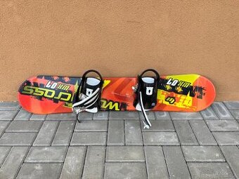 Snowboard 125cm (komplet)