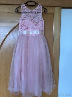 Dievčenské spoločenské šaty, veľkosť 160cm