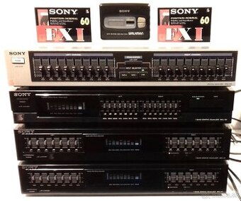 4x Equalizer SONY 2x9 2x7 pasm.JAPAN, AE49, AE92, AE87, AE90
