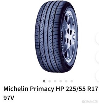 Michelin Primacy HP 225/55 R17
