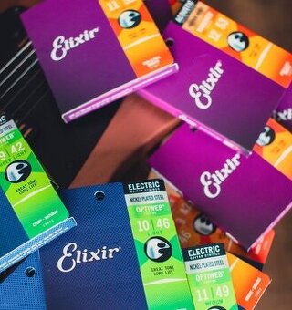 Predám kópiu Elixír struny na gitaru