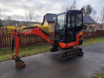 Minibagr Kubota KX016-4, rok 2016, 2100mth, roztah. pásy TOP