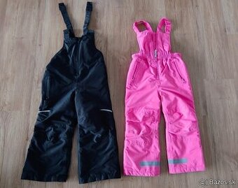 Zimné detské oteplováky 2ks