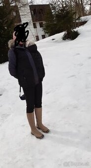 Zimná bunda - tehotenská a na nosenie, 38-40