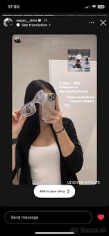 SEPAROVE okuliare off-white + 2x podpis