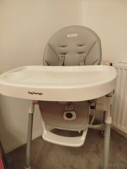 Peg Perego polohovateľná stolička,grátis mojkač