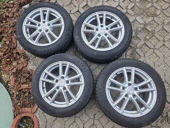 16" Predám ALU zimnú sadu 205/55 R16 Continental – 5x112 VW
