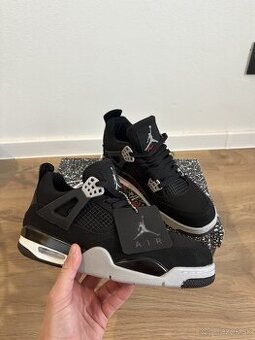 Air Jordan 4 Retro Black Canvas 42