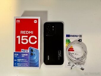Xiaomi Redmi 15C 4GB / 128GB, cierny, TOP, ZARUKA