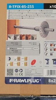 Tanierove kotvy na polystyren a vatu 255mm