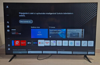 55" TV Sencor SLE 55US801TCSB 4K UHD webOS