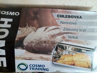 nový nerezový chlebník do kuchyne