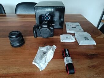 Nový Canon EOS R100 + RF-S 18-45mm RF-S f4.5-6.3 IS STM