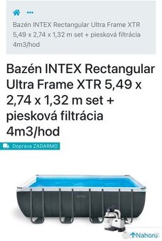 Vonkajší bazén INTEX