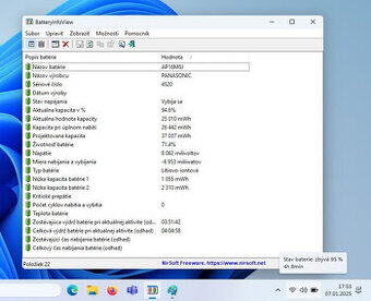 Batéria Acer AP16M5J 7.7V 37Wh / kapacita 71.4 %