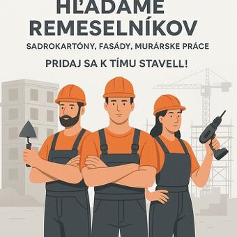 Sadrokartonsita, Fasadnik, Murár,