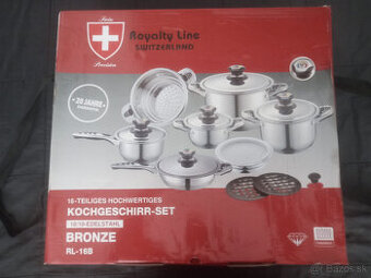 Predám sadu hrncov ROYALTY LINE SWITZERLAND - 16 ks