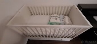 Detská postieľka IKEA so šuflíkami