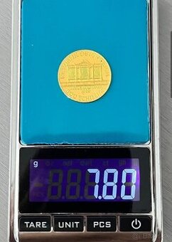 Wiener Philharmoniker 1/4 oz 
Vaha:7,8g rok 1989
