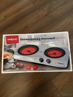 Sklokeramicky dvojvaric Vigab SKV2X