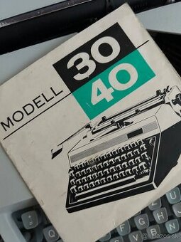 Prenosny pisci stroj CONSUL model30/