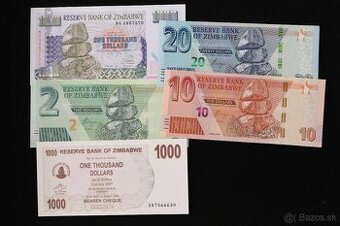 Unc bankovky Zimbabwe