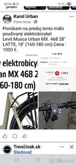 Elektrobicykel Levit